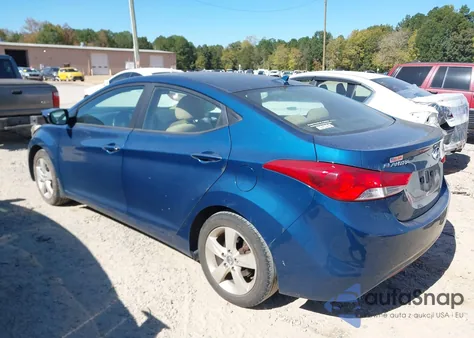 2013 Hyundai Elantra Gls from USA, damaged, VIN KMHDH4AE3DU980930